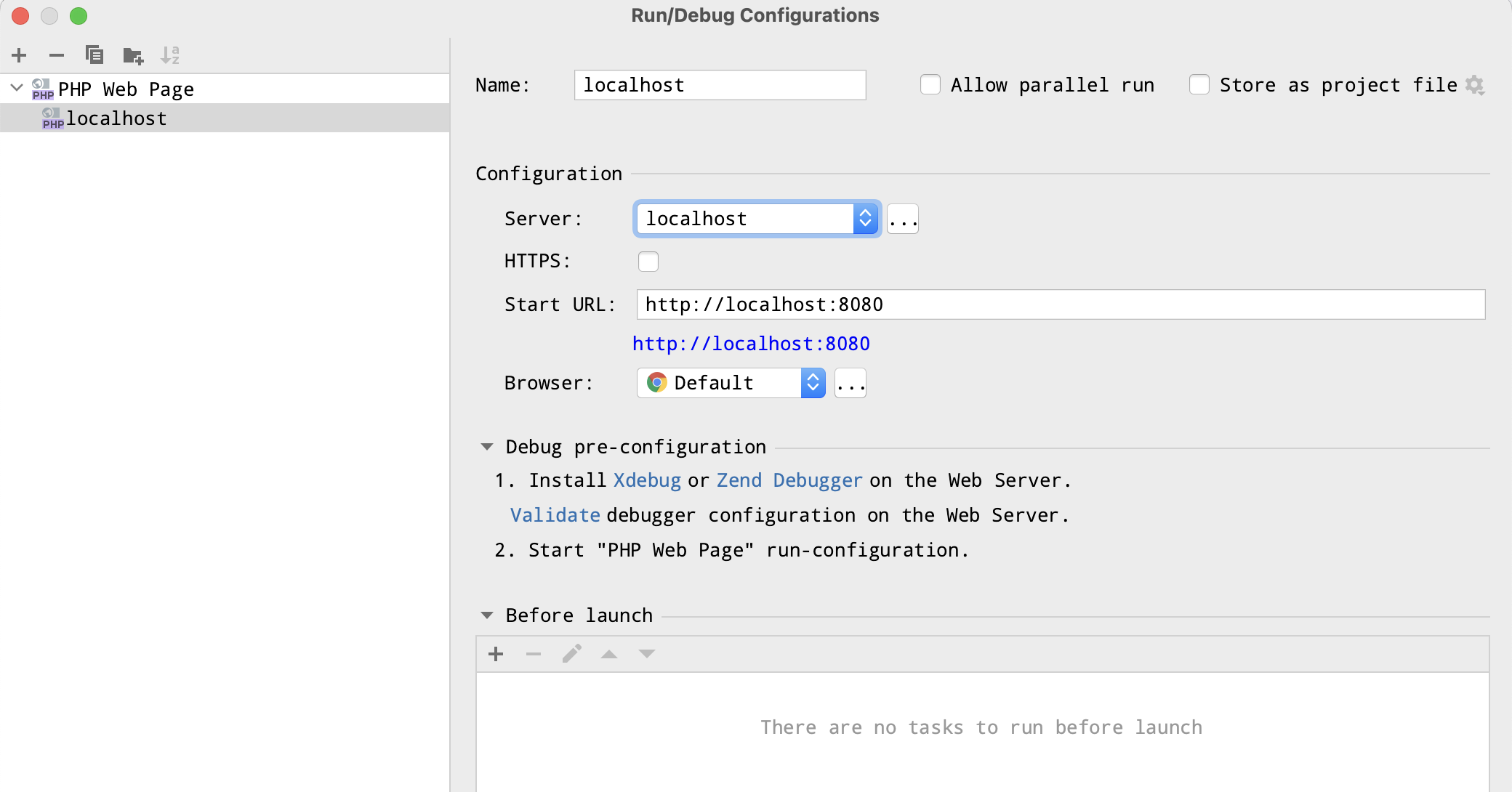 Xdebug Setting 2