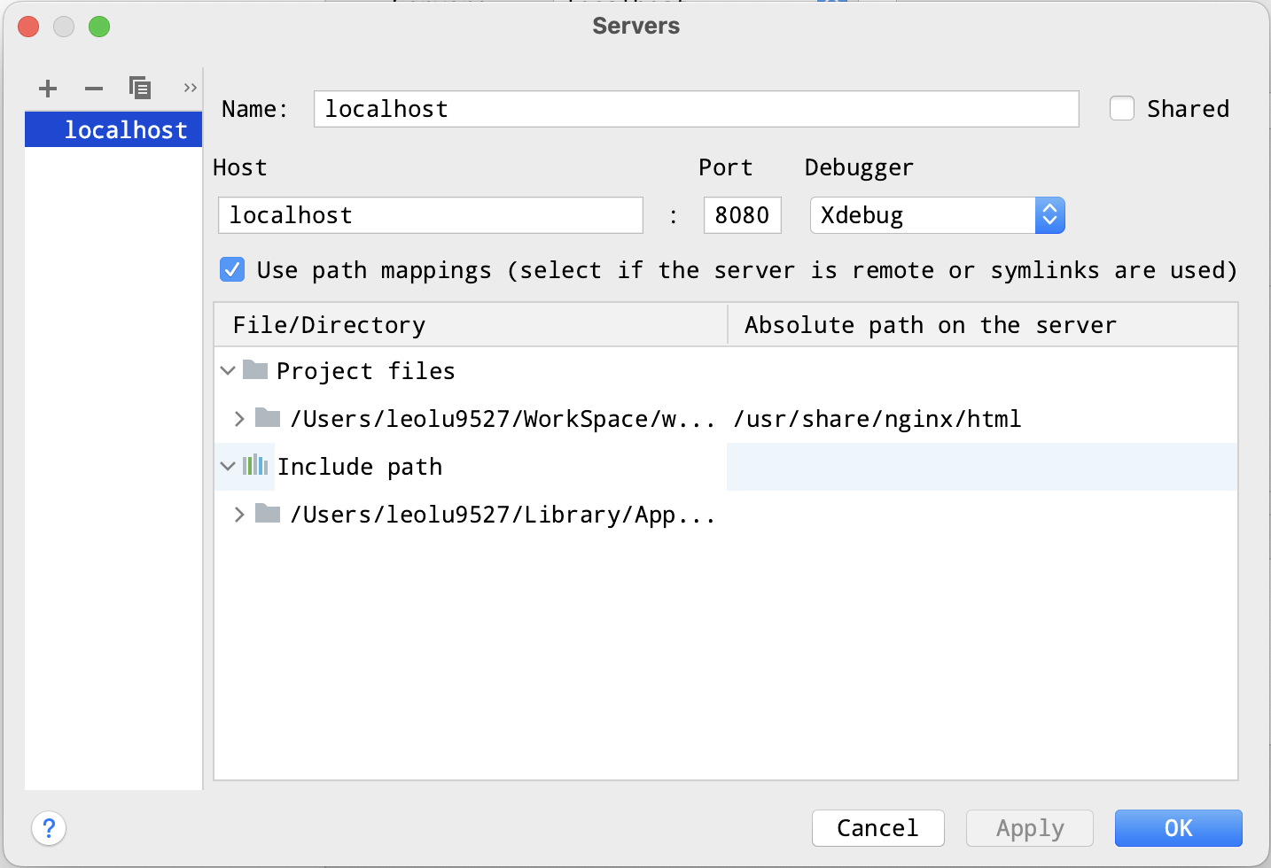 Xdebug Setting 3 Xdebug Setting 3